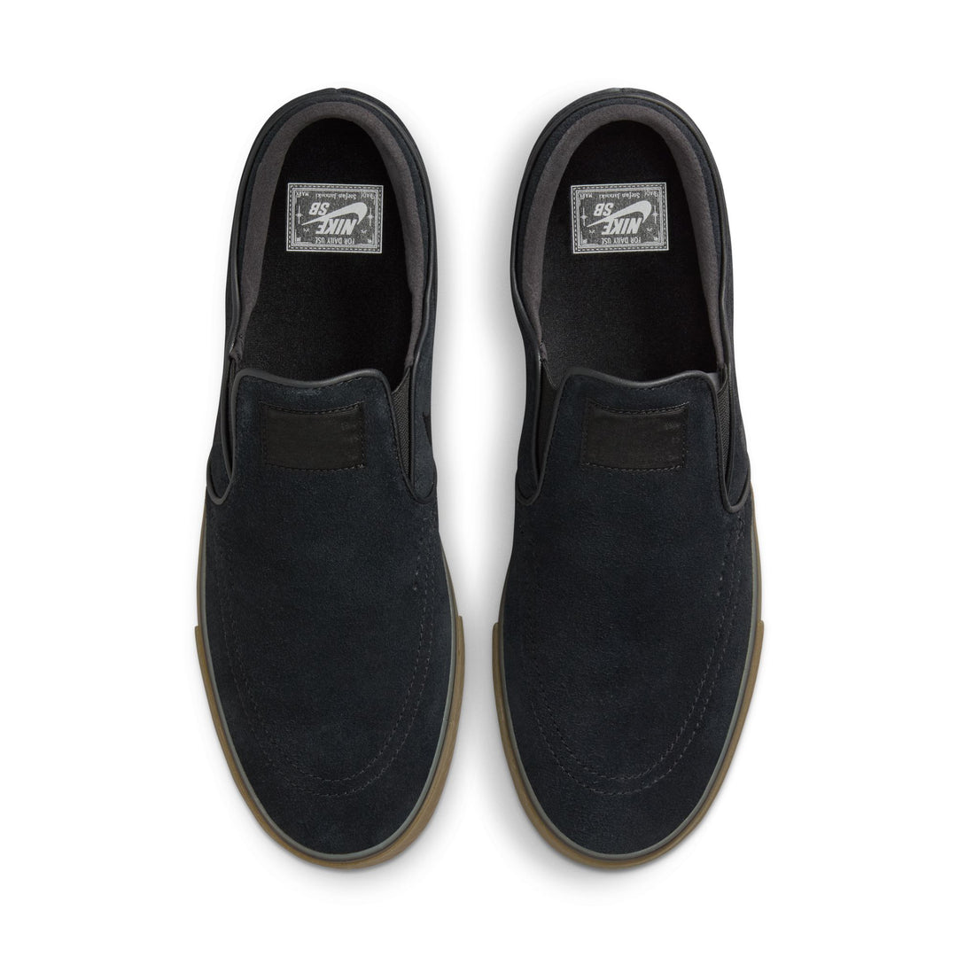 Nike SB Janoski+ Slip - Black / Black / Gum