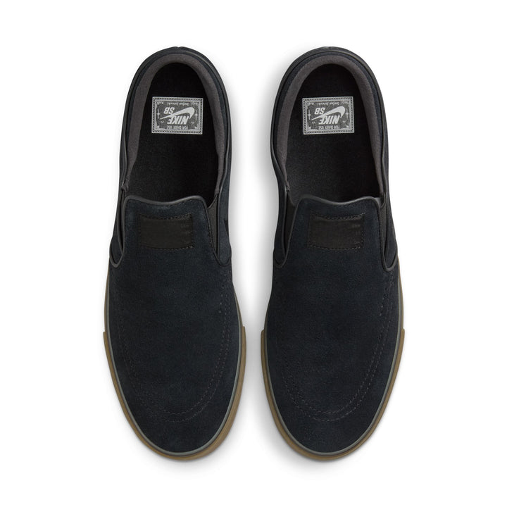 Nike SB Janoski+ Slip - Black / Black / Gum