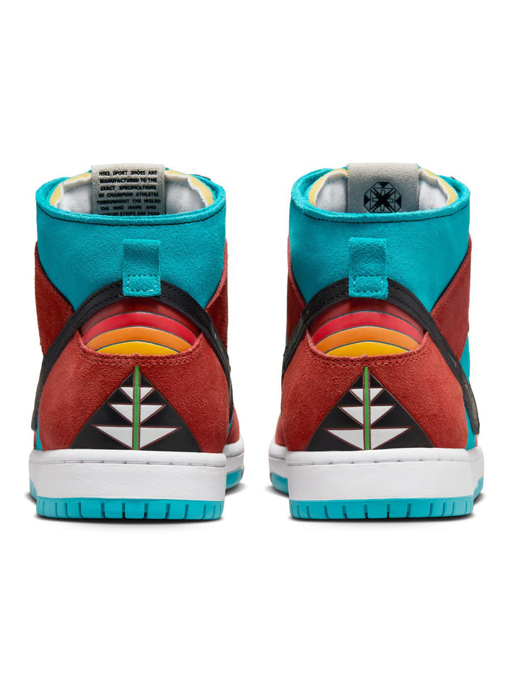 Nike SB Dunk High Decon - Turquoise Blue / Black / Rugged Orange