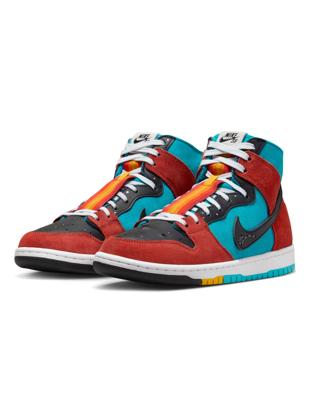 Nike SB Dunk High Decon - Turquoise Blue / Black / Rugged Orange