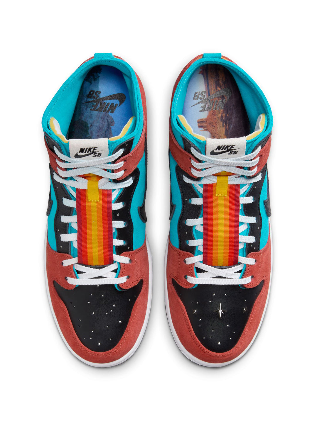 Nike SB Dunk High Decon - Turquoise Blue / Black / Rugged Orange