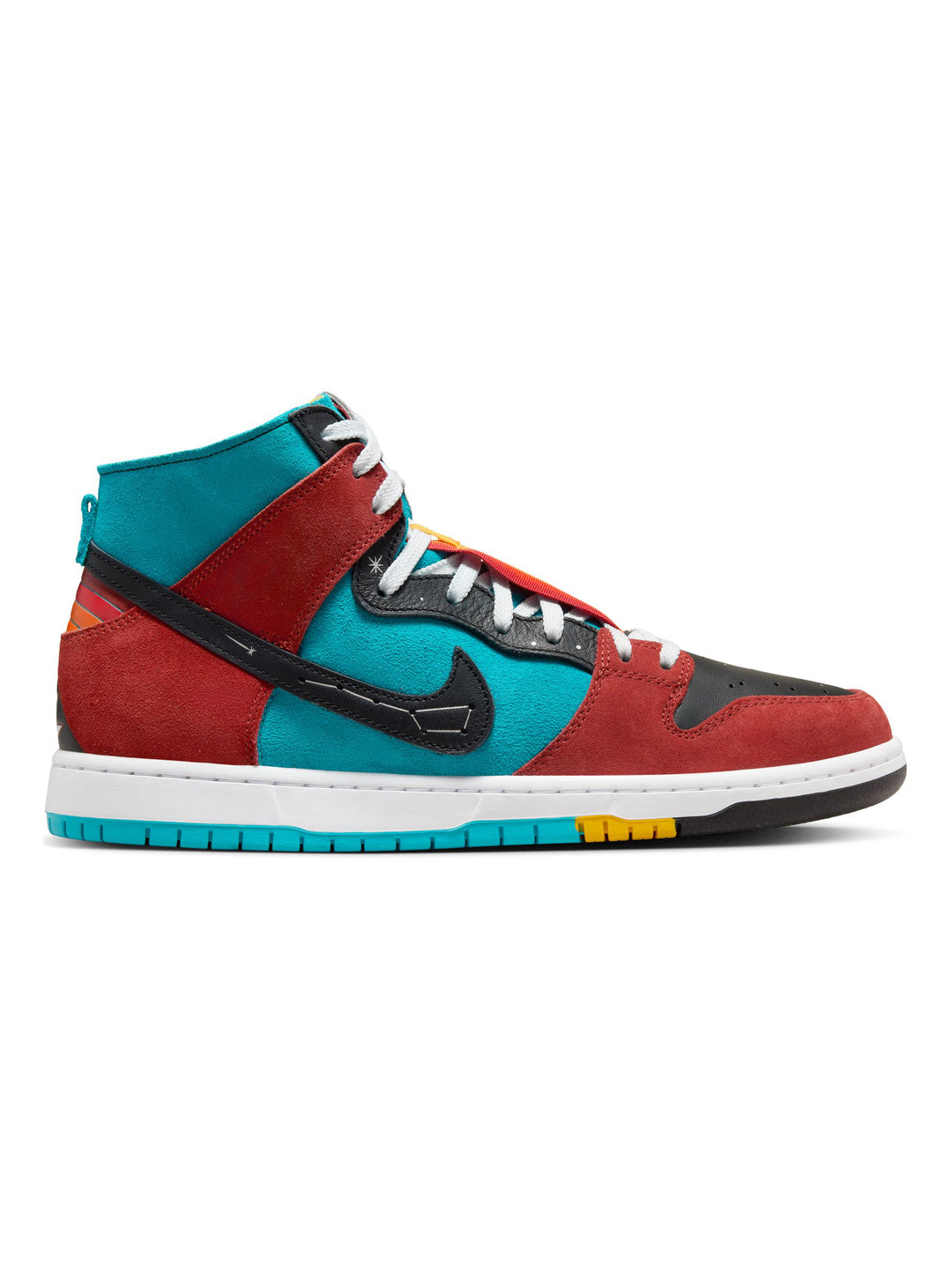 Nike SB Dunk High Decon - Turquoise Blue / Black / Rugged Orange
