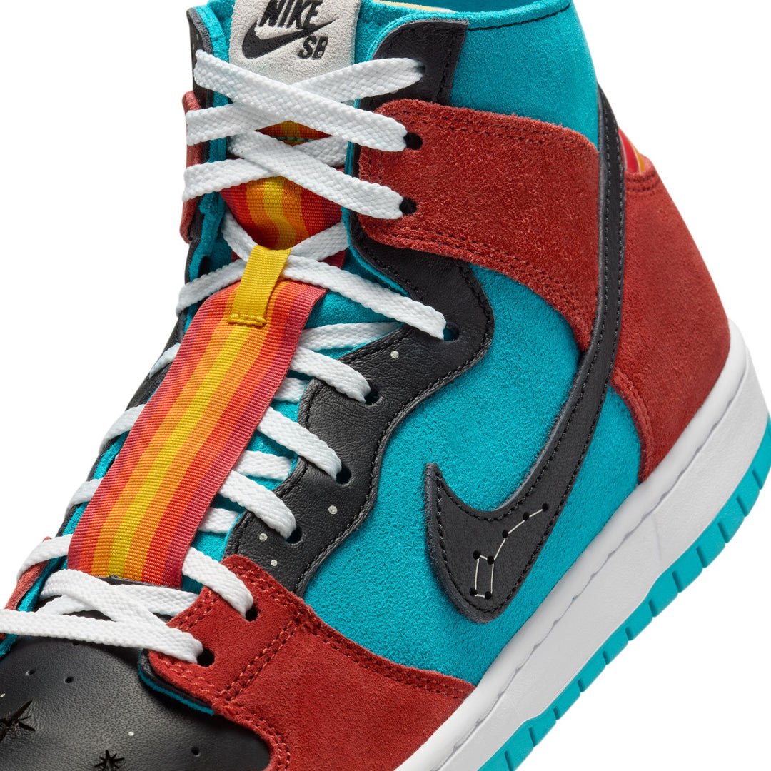 Nike SB Dunk High Decon - Turquoise Blue / Black / Rugged Orange