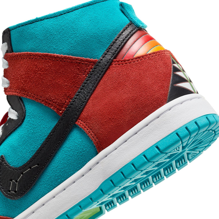 Nike SB Dunk High Decon - Turquoise Blue / Black / Rugged Orange