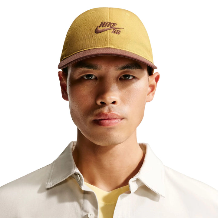Nike SB Club Unstructured Skate Cap - Peat Moss / Lt Chocolate
