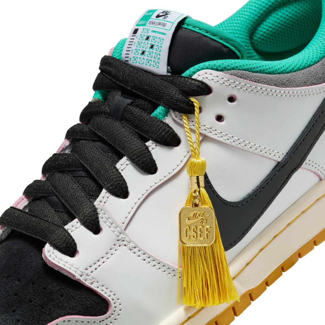 Nike SB Dunk Low Pro Qs - CSEF White / Black / Iron