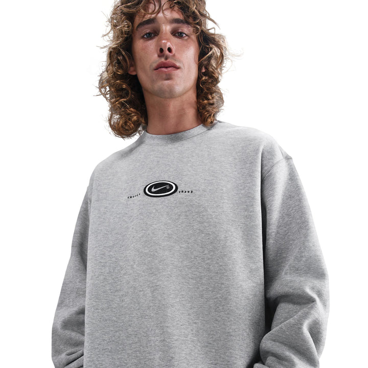 Nike SB Koston Fleece Crew - Dark Grey Heather