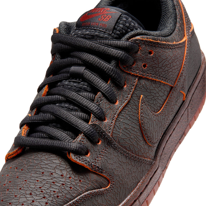 Nike SB Dunk Low Pro Prm "Krampus" - Dk Smoke Grey / Campfire Orange-Black