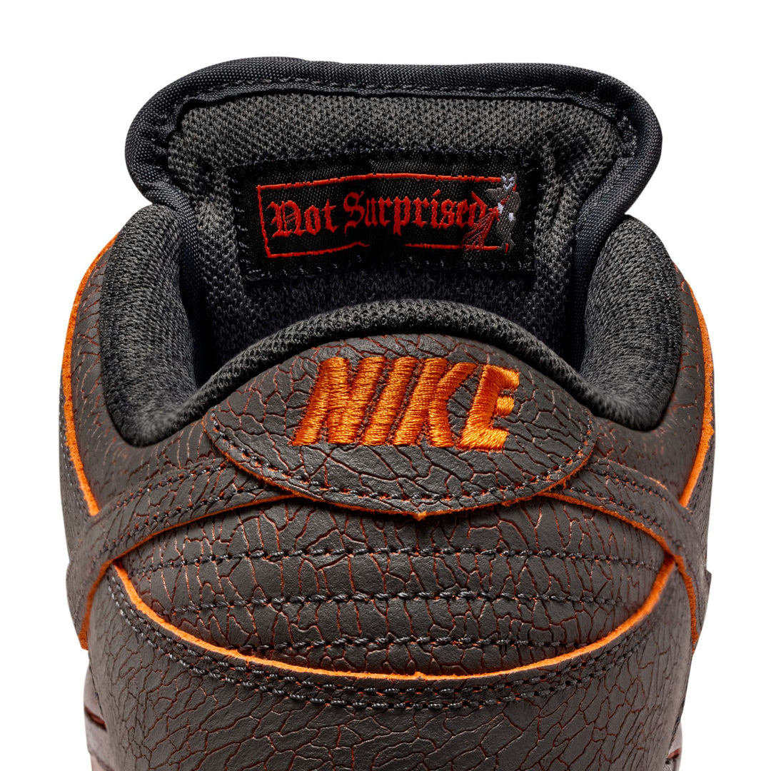 Nike SB Dunk Low Pro Prm "Krampus" - Dk Smoke Grey / Campfire Orange-Black
