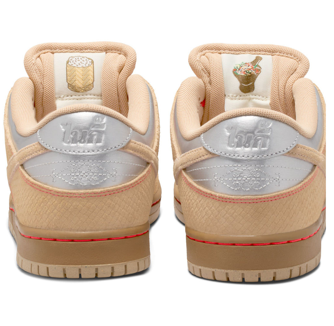 Nike SB Dunk Low Pro Som Tum Thai Food - Canvas / Vachetta Tan-Parachute Beige