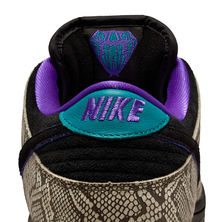 Nike SB x Dashawn Jordan Dunk Low Pro - String Black / Bright Spruce / Fierce Purple
