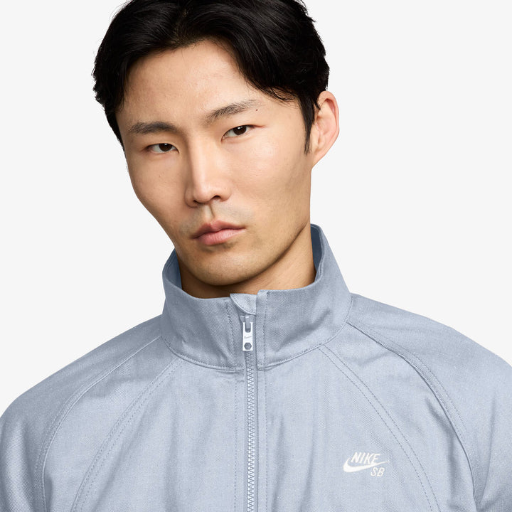 Nike SB Denim Full-Zip Track Jacket - Football Grey / White