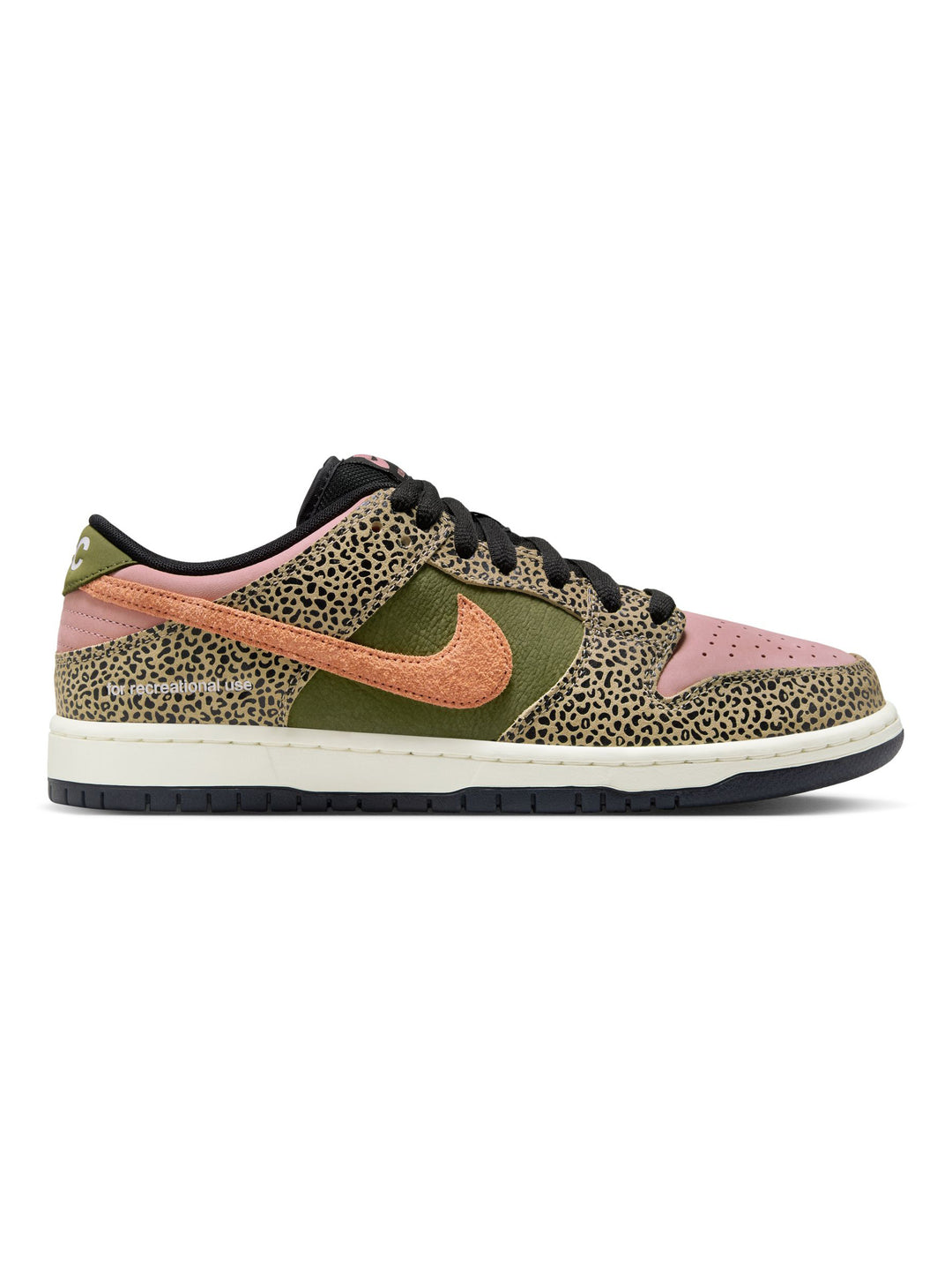 Nike SB Dunk Low Pro - Khaki / Amber Brown - Rough Green - Rust Pink