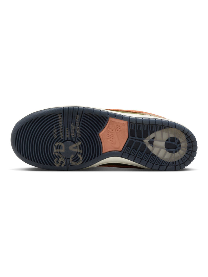Nike SB Dunk Low Pro - Khaki / Amber Brown - Rough Green - Rust Pink