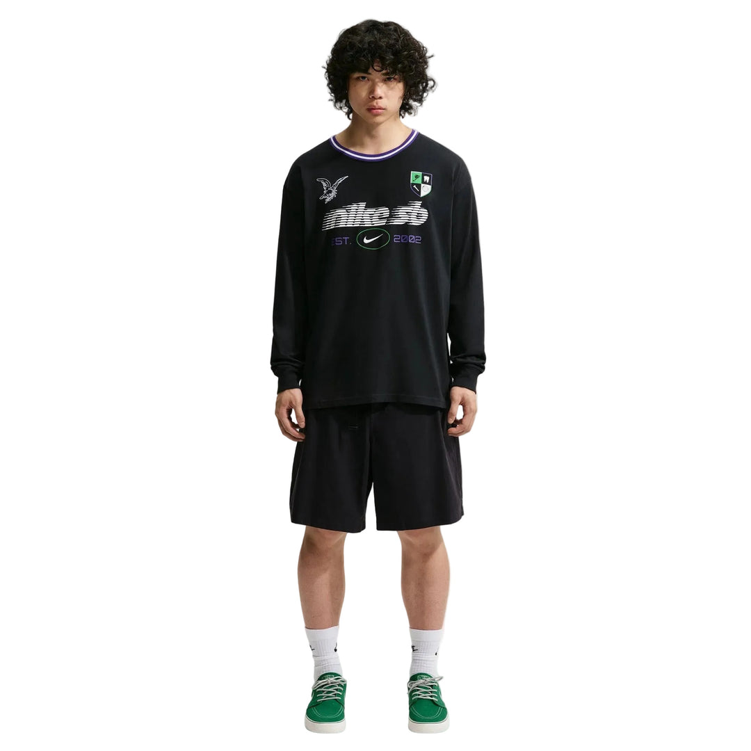 Nike SB Long-Sleeve Skate T-Shirt - Black