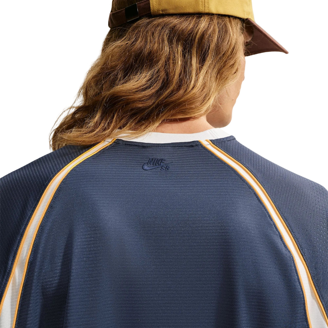 Nike SB Yuto Short-Sleeve Skate Jersey - Thunder Blue / Summit White