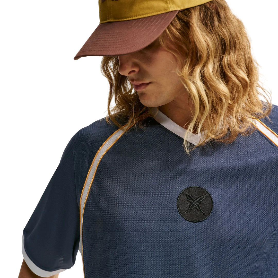 Nike SB Yuto Short-Sleeve Skate Jersey - Thunder Blue / Summit White
