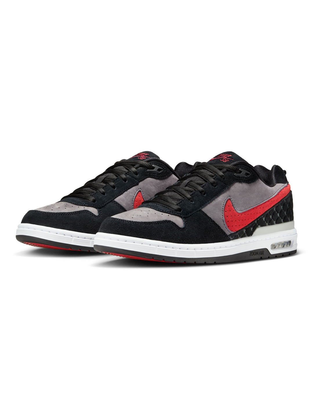 Nike SB Zoom Air Paul Rodriguez Low Qs - Black / Varsity Red - Flint Grey - Black