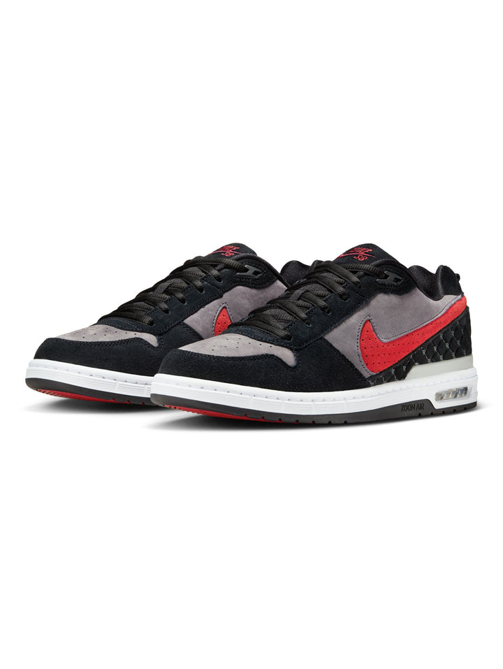 Nike SB Zoom Air Paul Rodriguez Low Qs - Black / Varsity Red - Flint Grey - Black