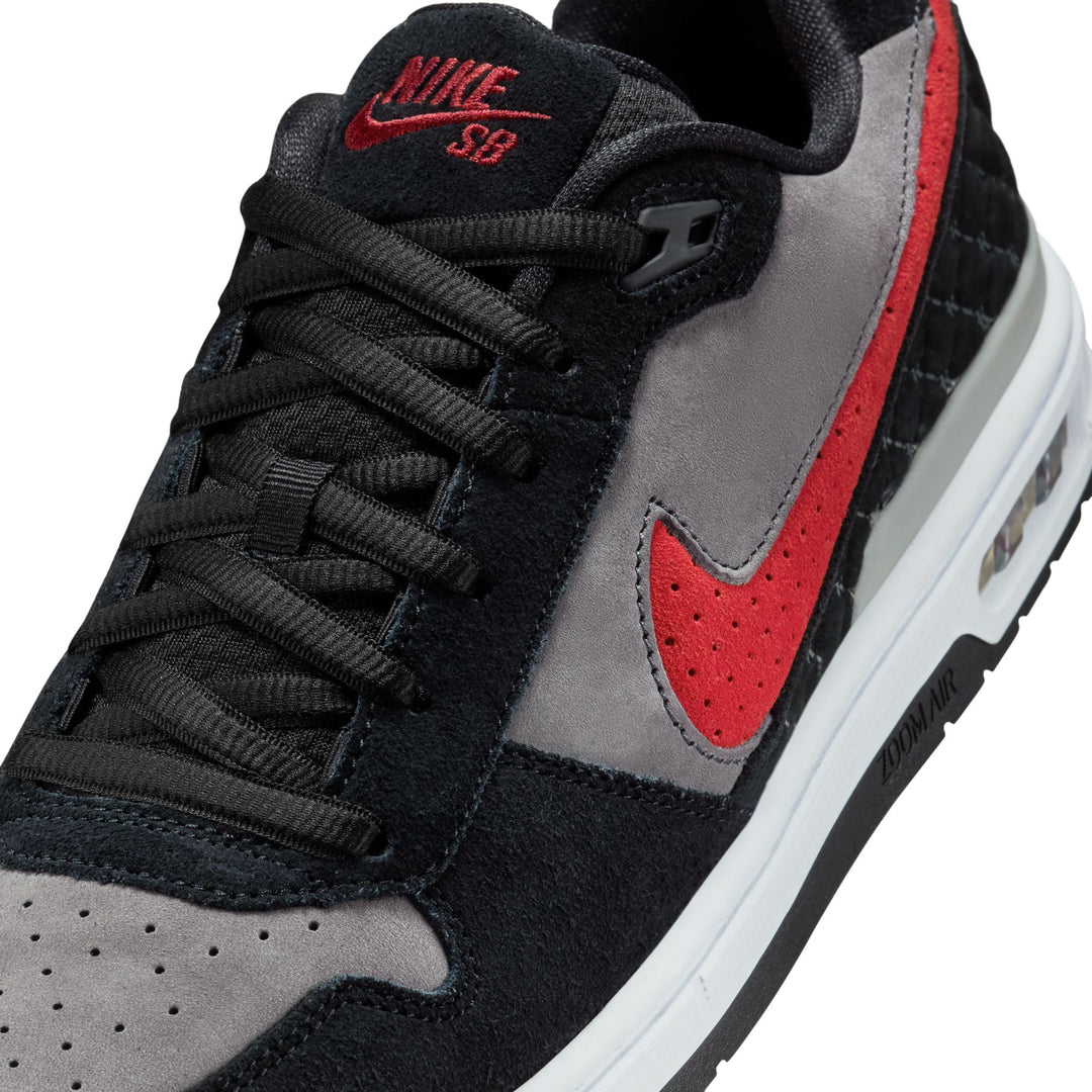 Nike SB Zoom Air Paul Rodriguez Low Qs - Black / Varsity Red - Flint Grey - Black