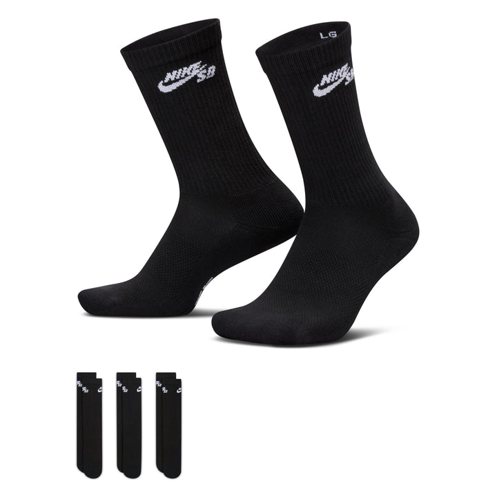 Nike SB Everyday Elevated Skate Socks - Black