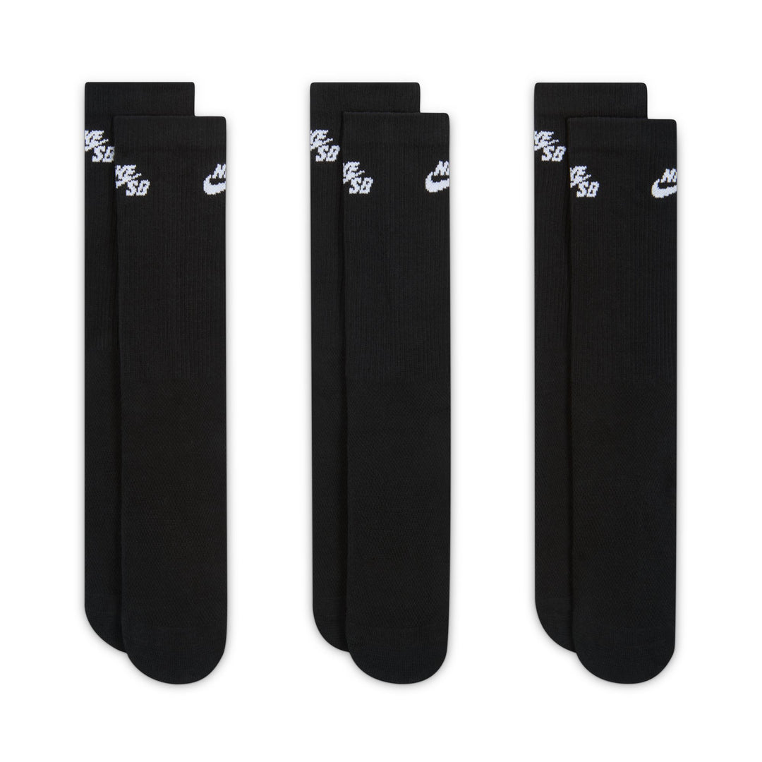 Nike SB Everyday Elevated Skate Socks - Black