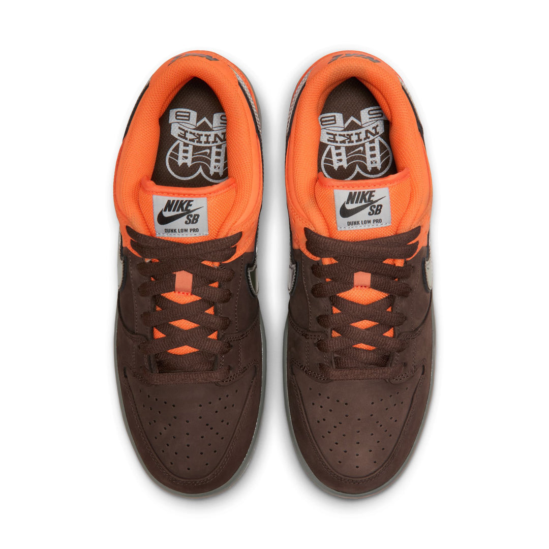 Nike SB Dunk Low Pro "Muni Fast Pass" - Safety Orange / Baroque Brown
