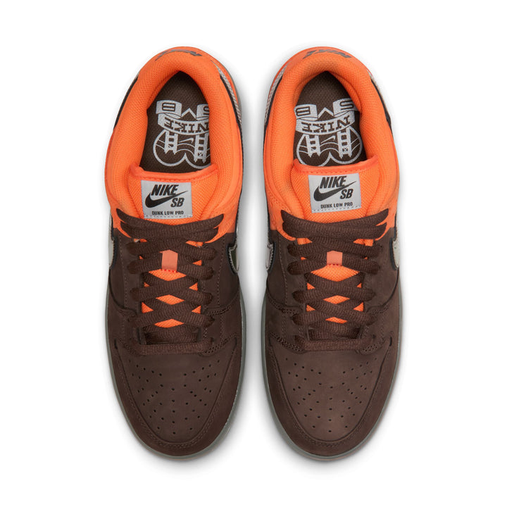 Nike SB Dunk Low Pro "Muni Fast Pass" - Safety Orange / Baroque Brown
