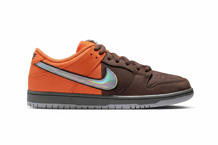 Nike SB Dunk Low Pro "Muni Fast Pass" - Safety Orange / Baroque Brown
