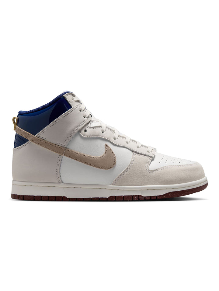 Nike SB Dunk High Pro x Beyond Store - White / Ivory - Sand Dune / Blue Void