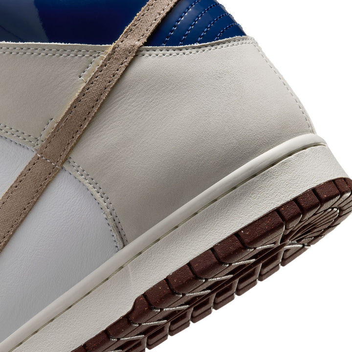Nike SB Dunk High Pro x Beyond Store - White / Ivory - Sand Dune / Blue Void