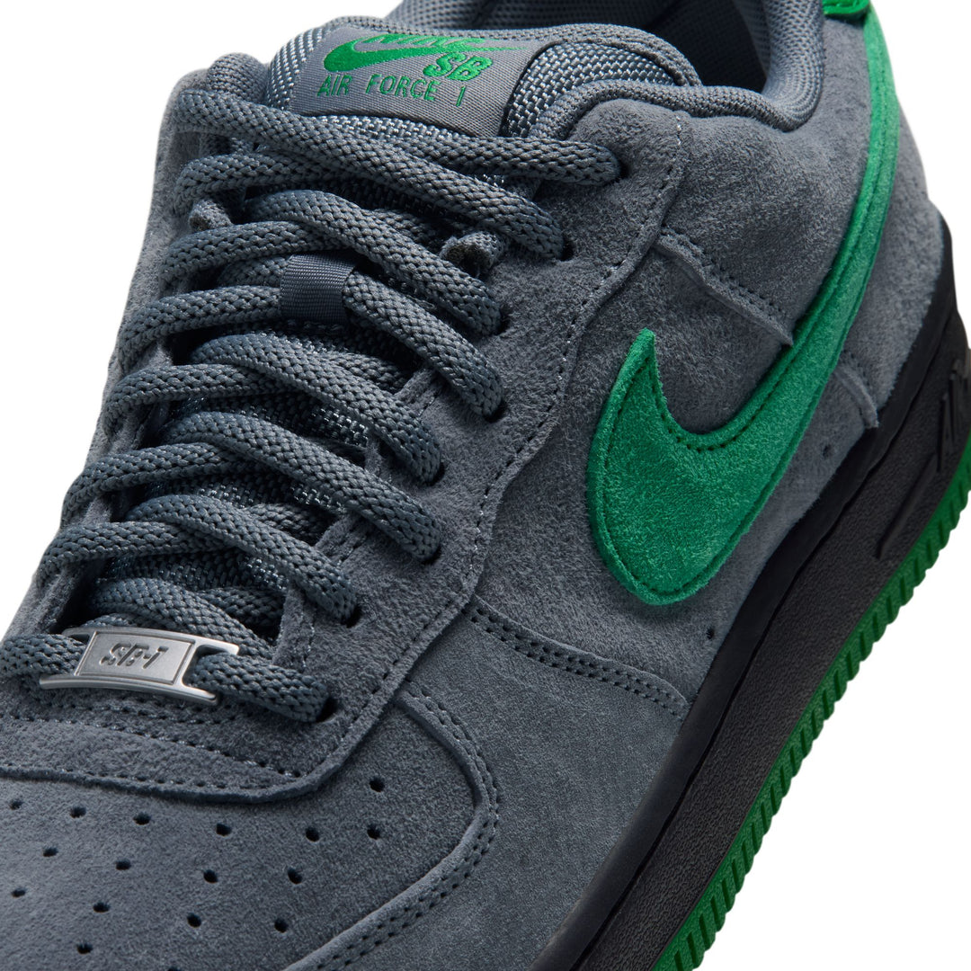 Nike SB Air Force 1 SE  - Cool Grey / Court Green