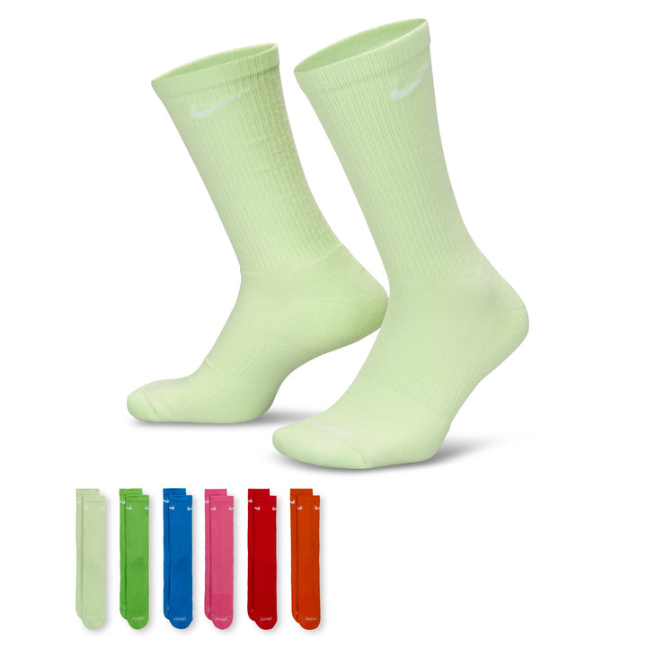 Nike Everyday Plus Crew Sock 6 Pack - Multi Color