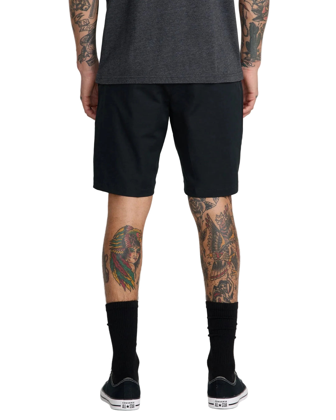 RVCA Back In Hybrid Short - Black