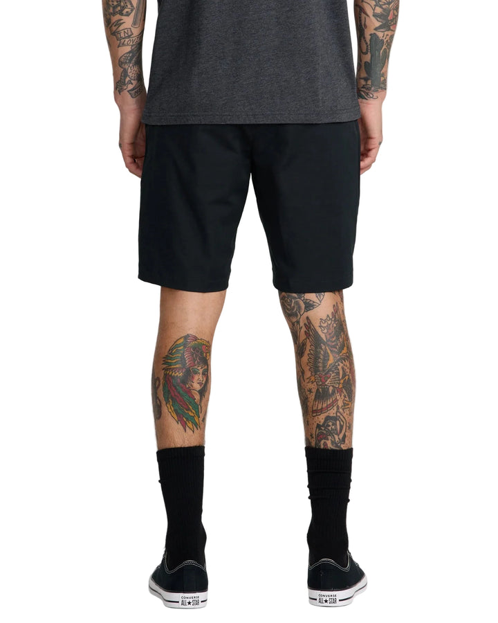 RVCA Back In Hybrid Short - Black