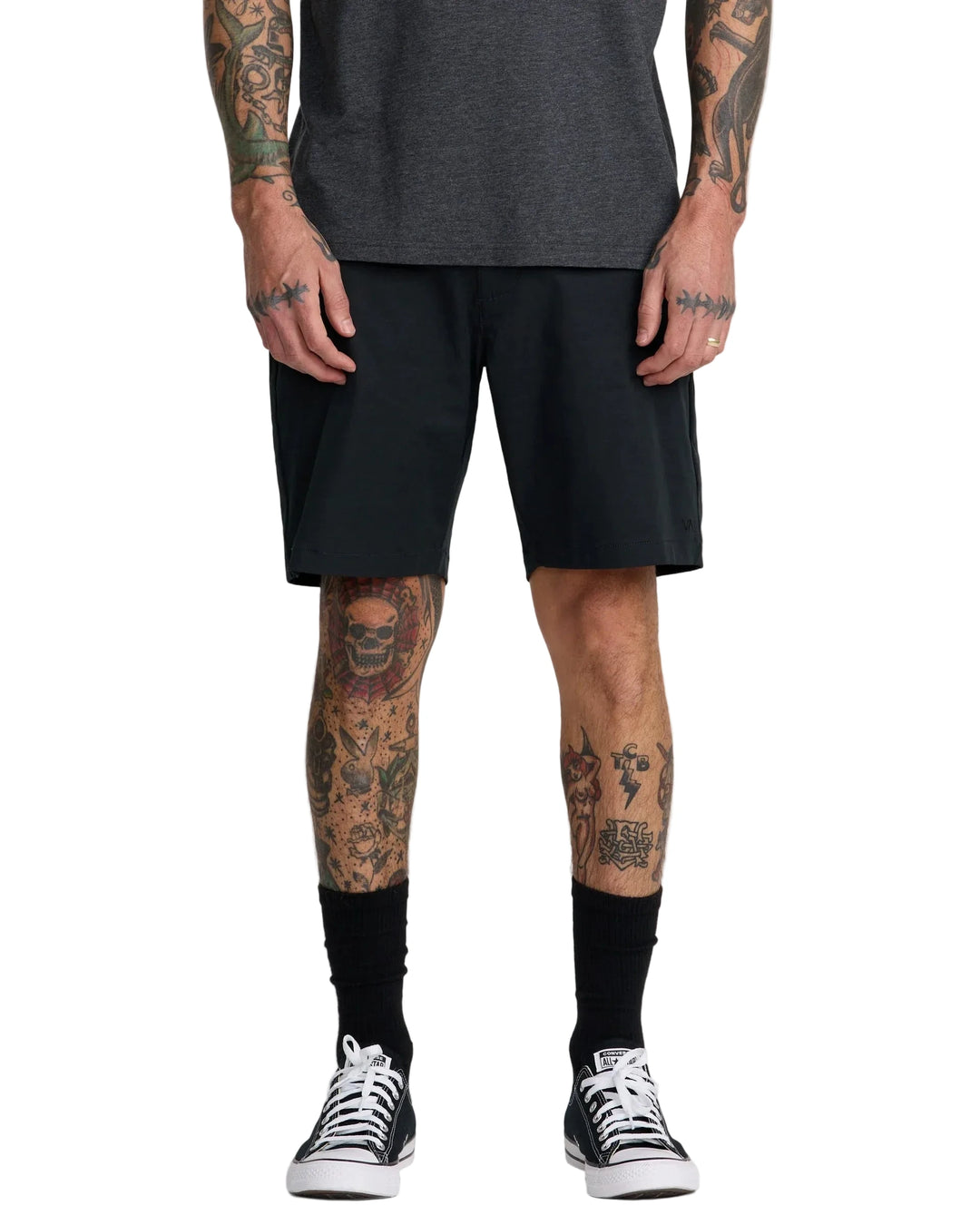 RVCA Back In Hybrid Short - Black