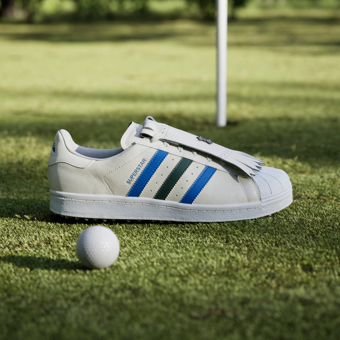 adidas gazelle silver green womens Adidas Superstar Spikeless Golf Shoes White/Green/Yellow – Golf Discount main image 0