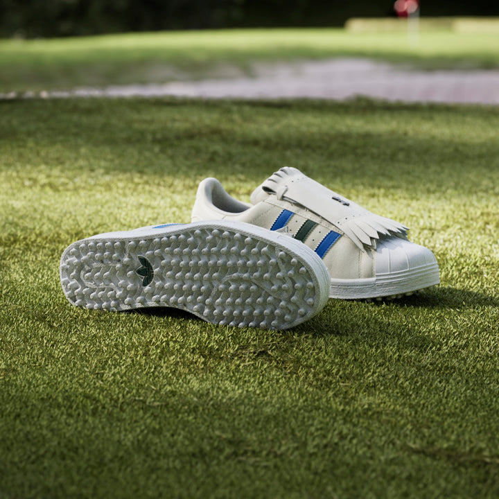Adidas Superstar Golf SL Rolling Links - Chalk White / Collegiate Green / Bluebird