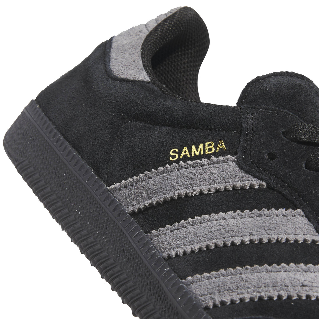 Adidas Samba - Core Black / Grey / Gold Civil Adidas Samba - Core Black / Grey / Gold Civil