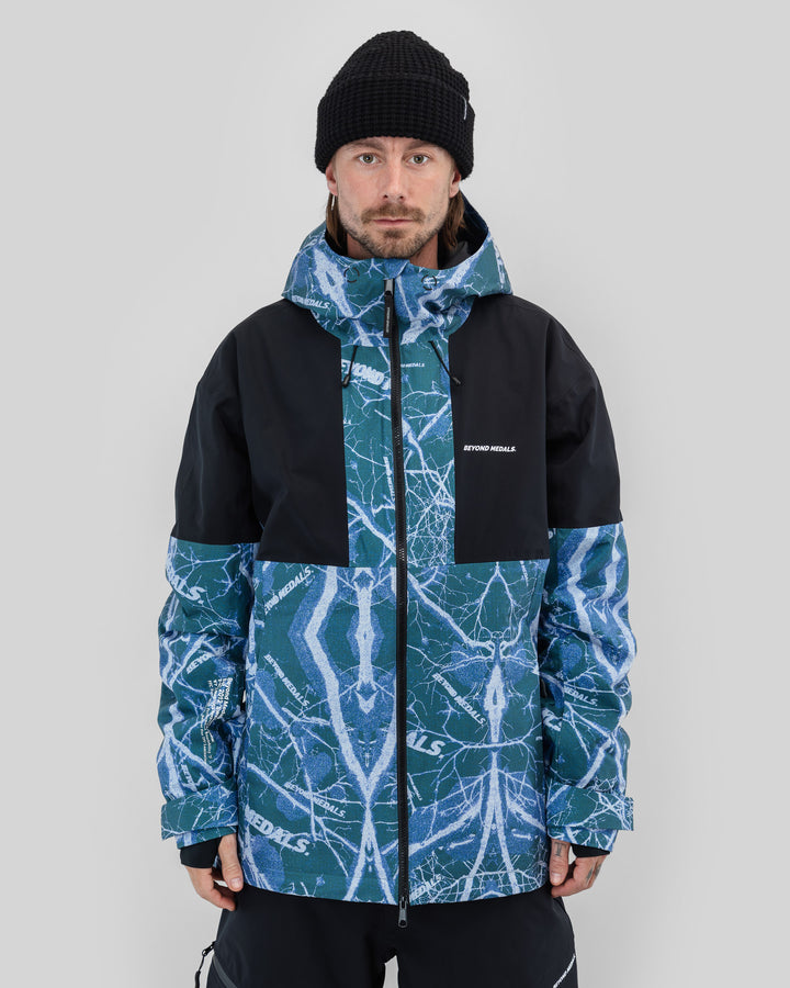 Beyond Medals Fullzip 2L Jacket Shirakaba - Print