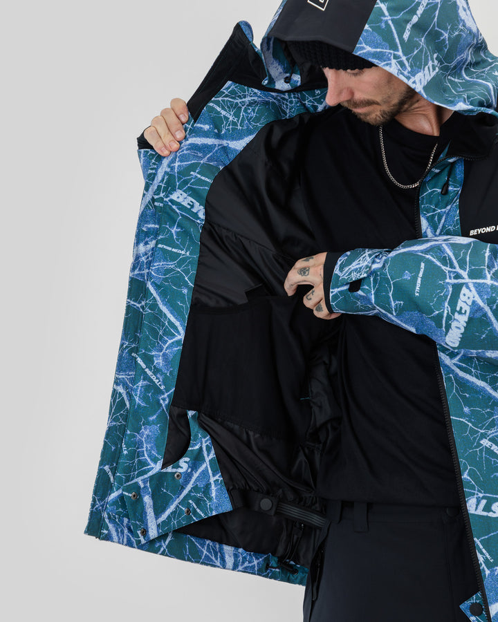 Beyond Medals Fullzip 2L Jacket Shirakaba - Print