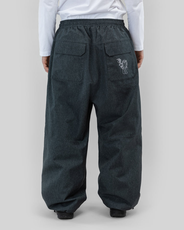 Beyond Medals Park Pants Denim - Grey