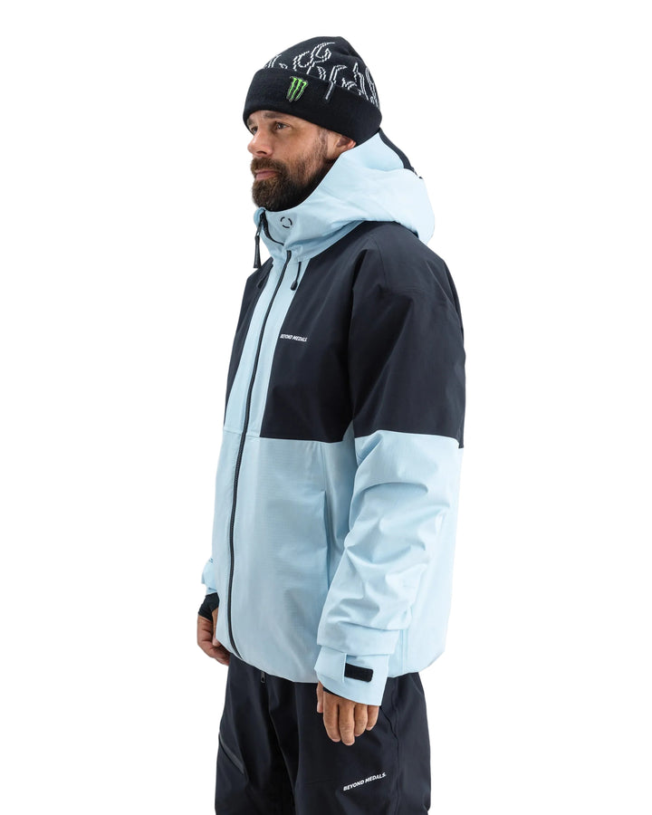 2027 Beyond Medals Fullzip Jacket 2L Ripstop - Light Blue