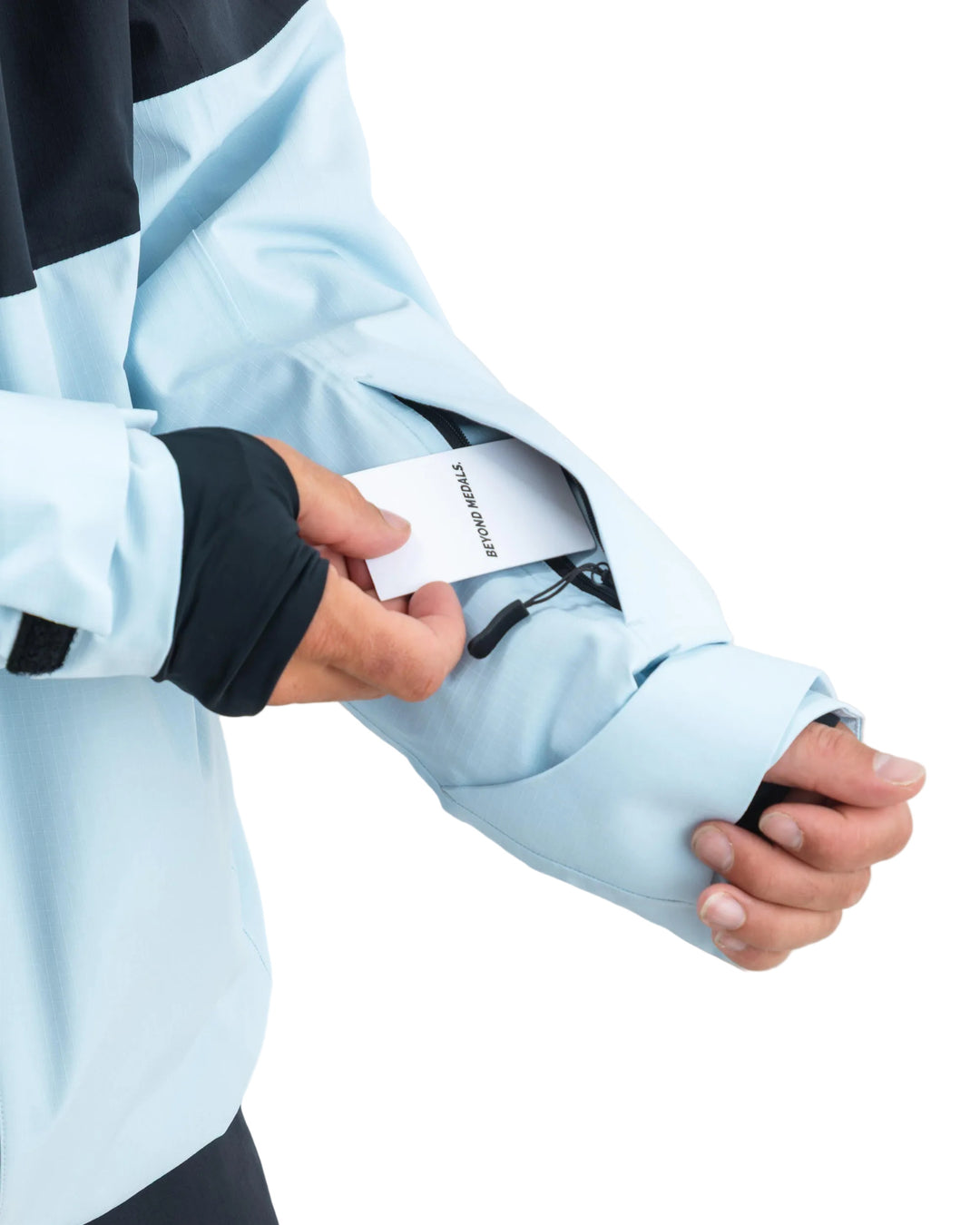 2027 Beyond Medals Fullzip Jacket 2L Ripstop - Light Blue