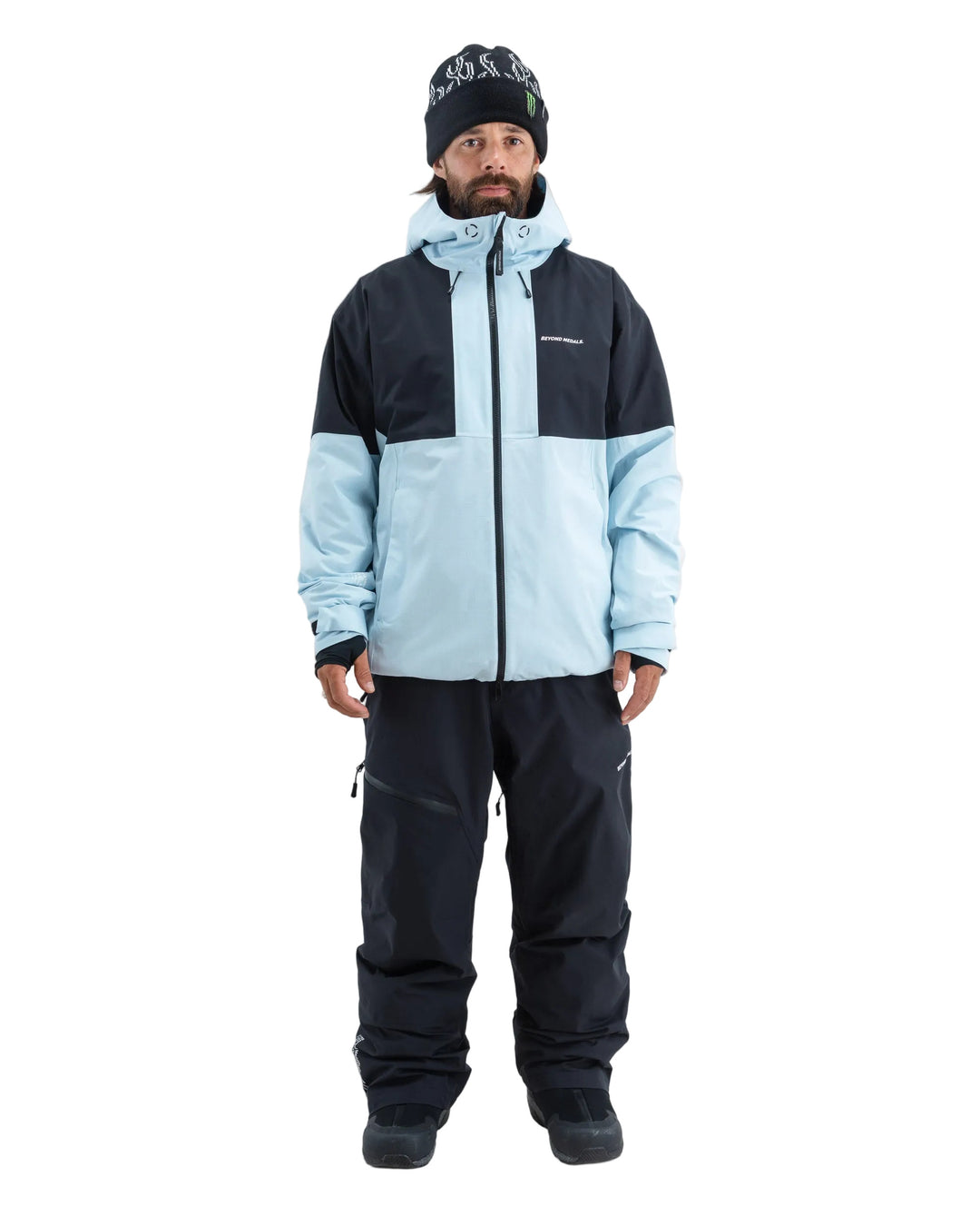 2027 Beyond Medals Fullzip Jacket 2L Ripstop - Light Blue