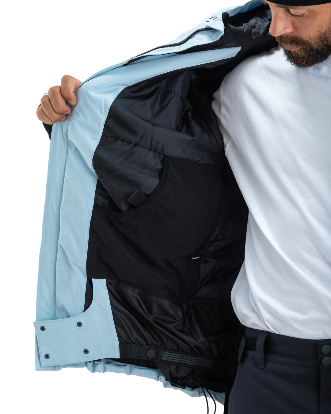 2027 Beyond Medals Fullzip Jacket 2L Ripstop - Light Blue