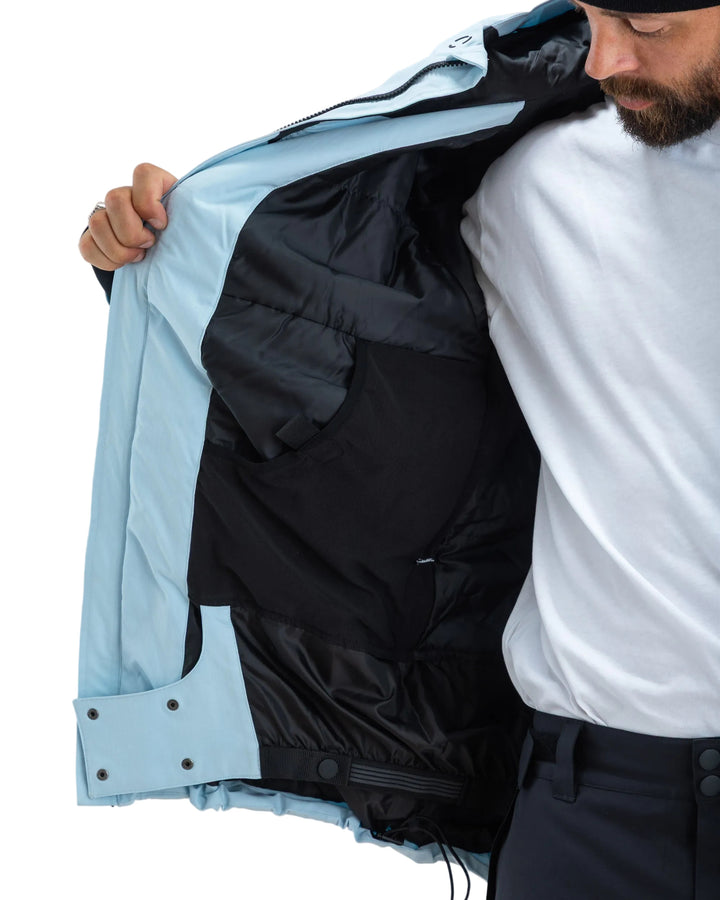 2027 Beyond Medals Fullzip Jacket 2L Ripstop - Light Blue