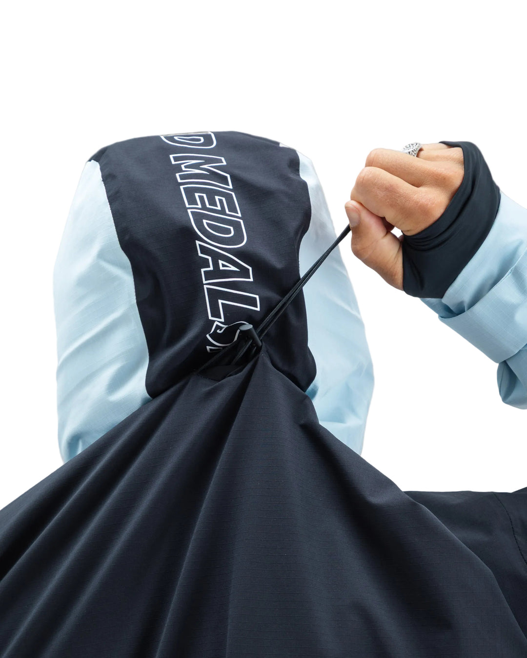 2027 Beyond Medals Fullzip Jacket 2L Ripstop - Light Blue