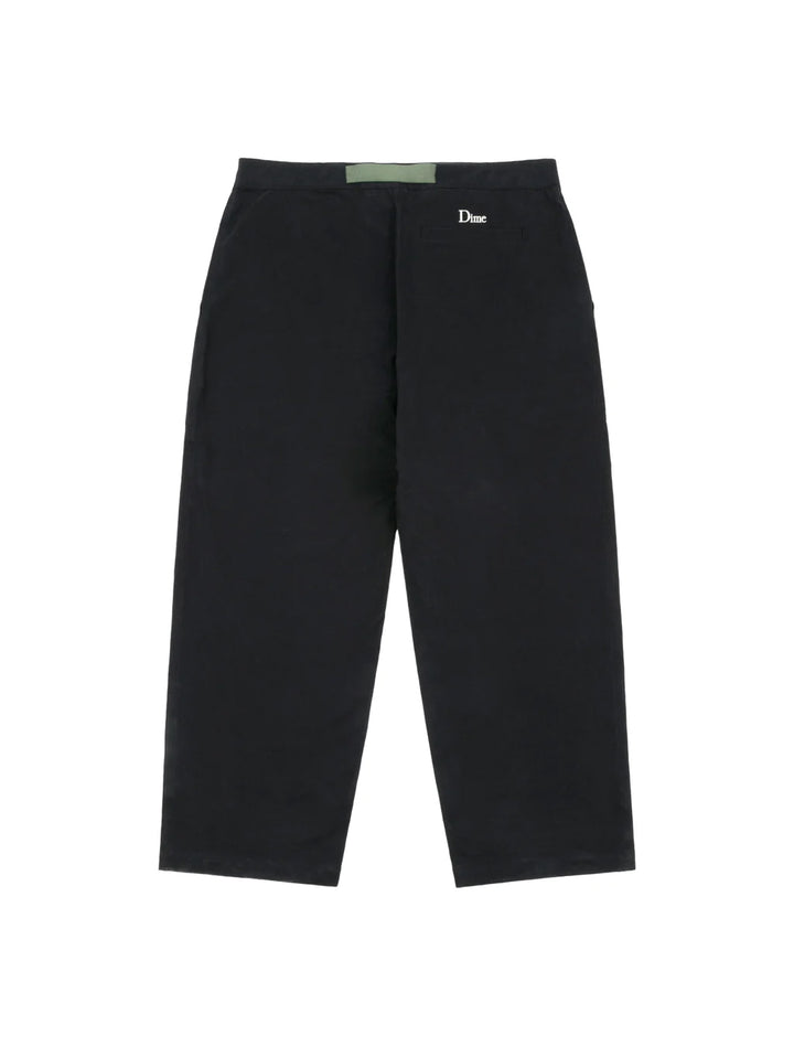 Dime Belted Twill Pants - Dark Charcoal