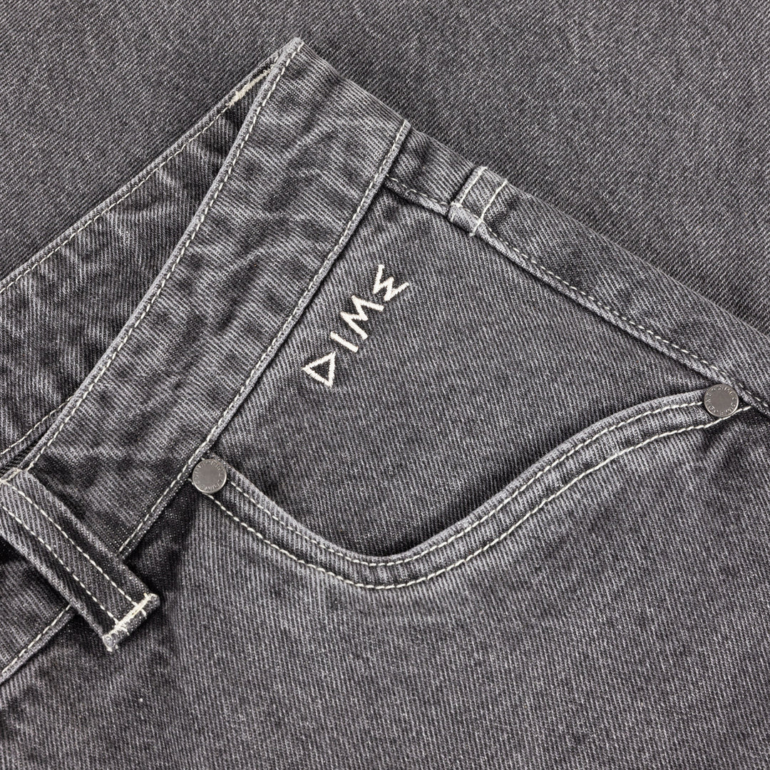 Dime Baggy Wink Denim Pants - Faded Black